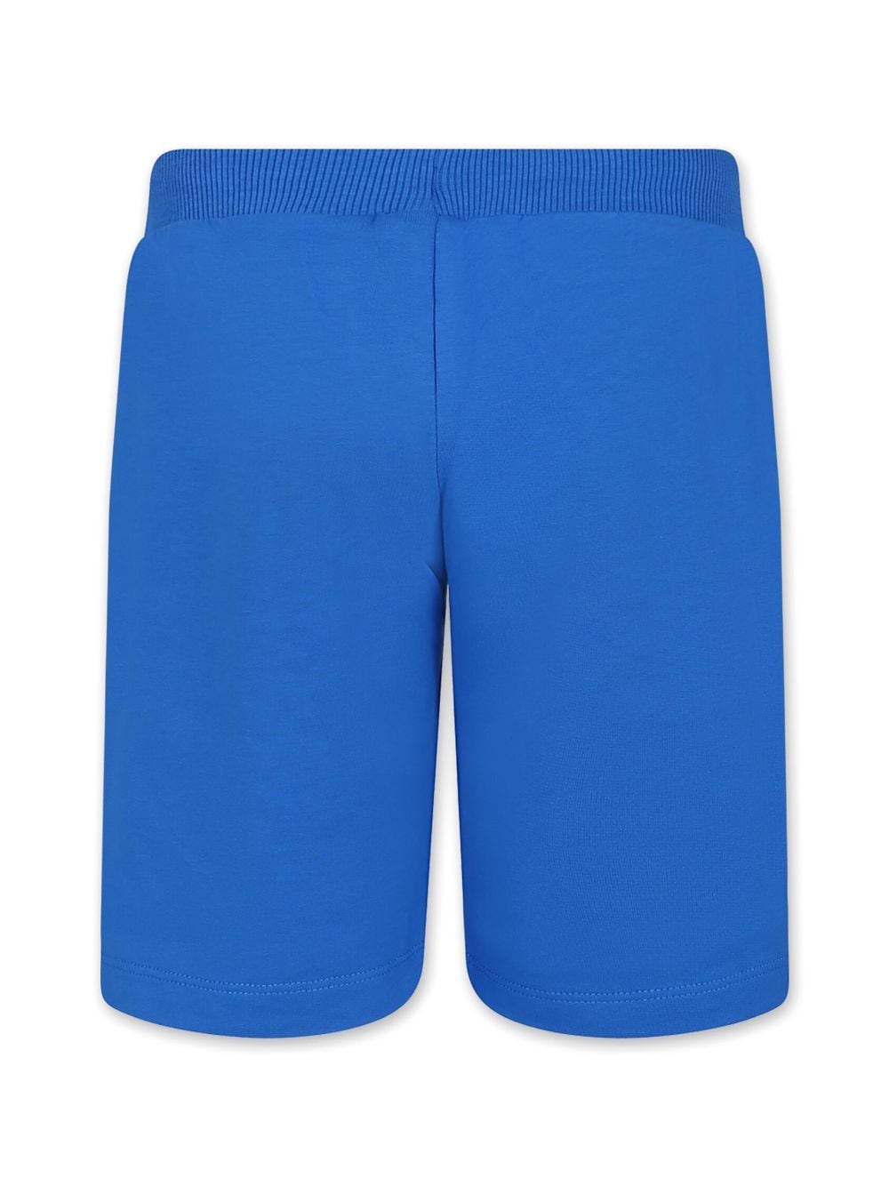 Moschino Kids Teddy Bear-print cotton shorts - Blauw