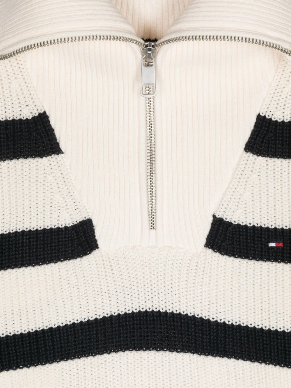 Tommy Hilfiger Junior Striped Knitted Jumper Neutrals FARFETCH