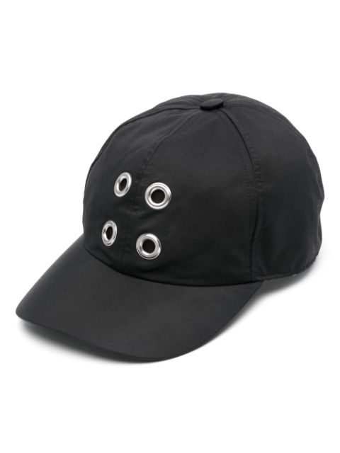 Rick Owens DRKSHDW gorra con ojales metálicos