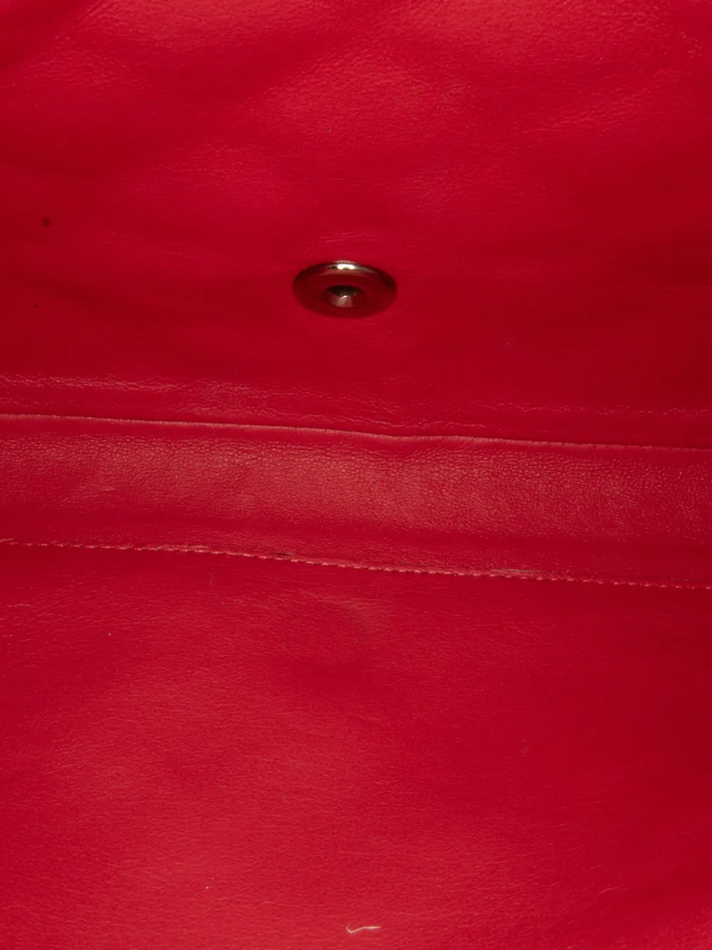 CHANEL Pre-owned 2012-2013 Quilted Caviar New Clutch On Chain Shoulder Bag In Red