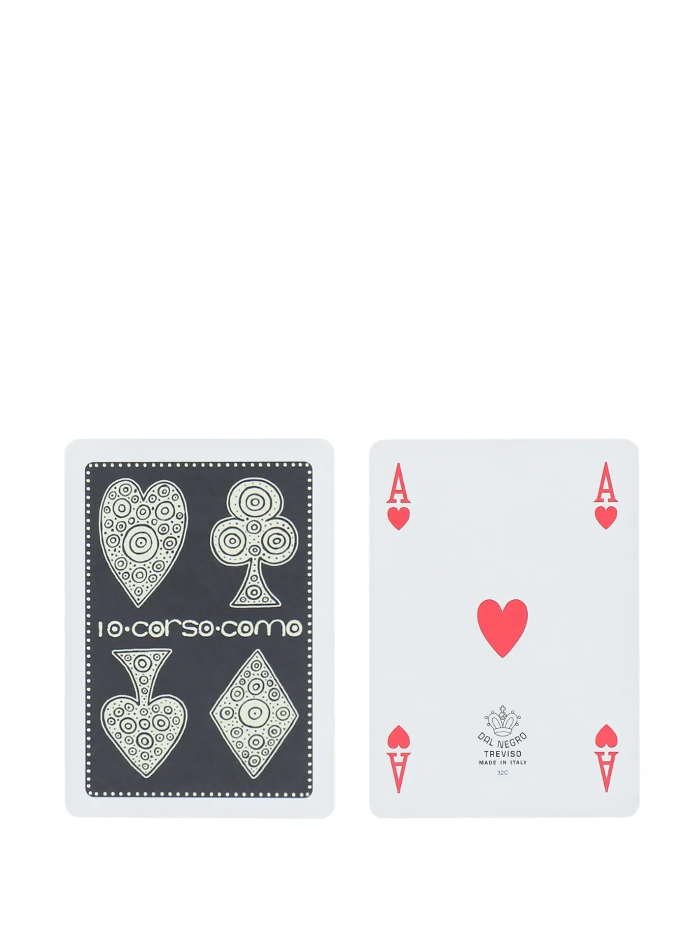 10 Corso Como Graphic-print Playing Cards In White