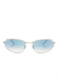 Ray-Ban RB3734 oval-frame sunglasses - Gold