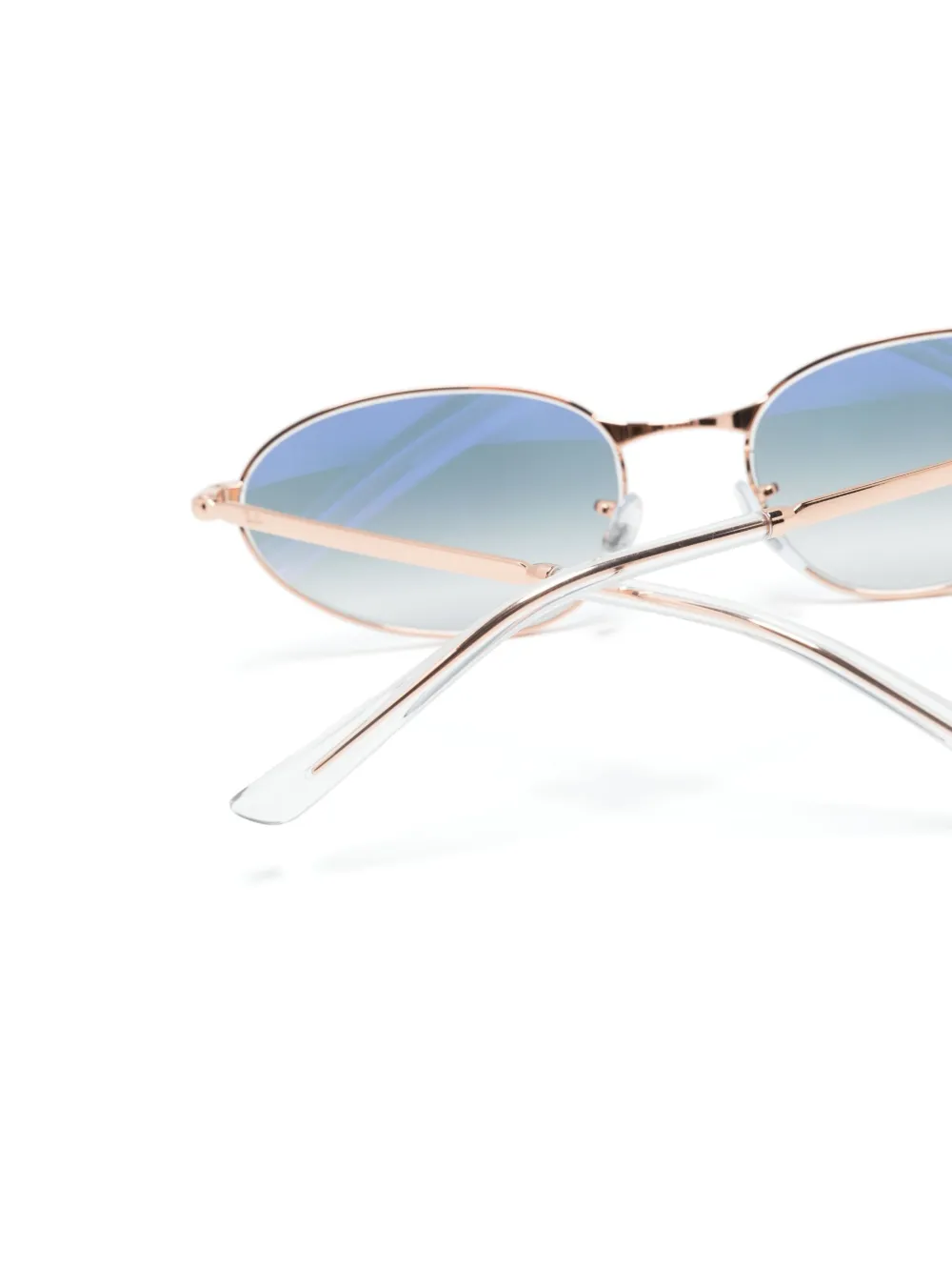 Ray-Ban RB3734 zonnebril met ovaal montuur Goud
