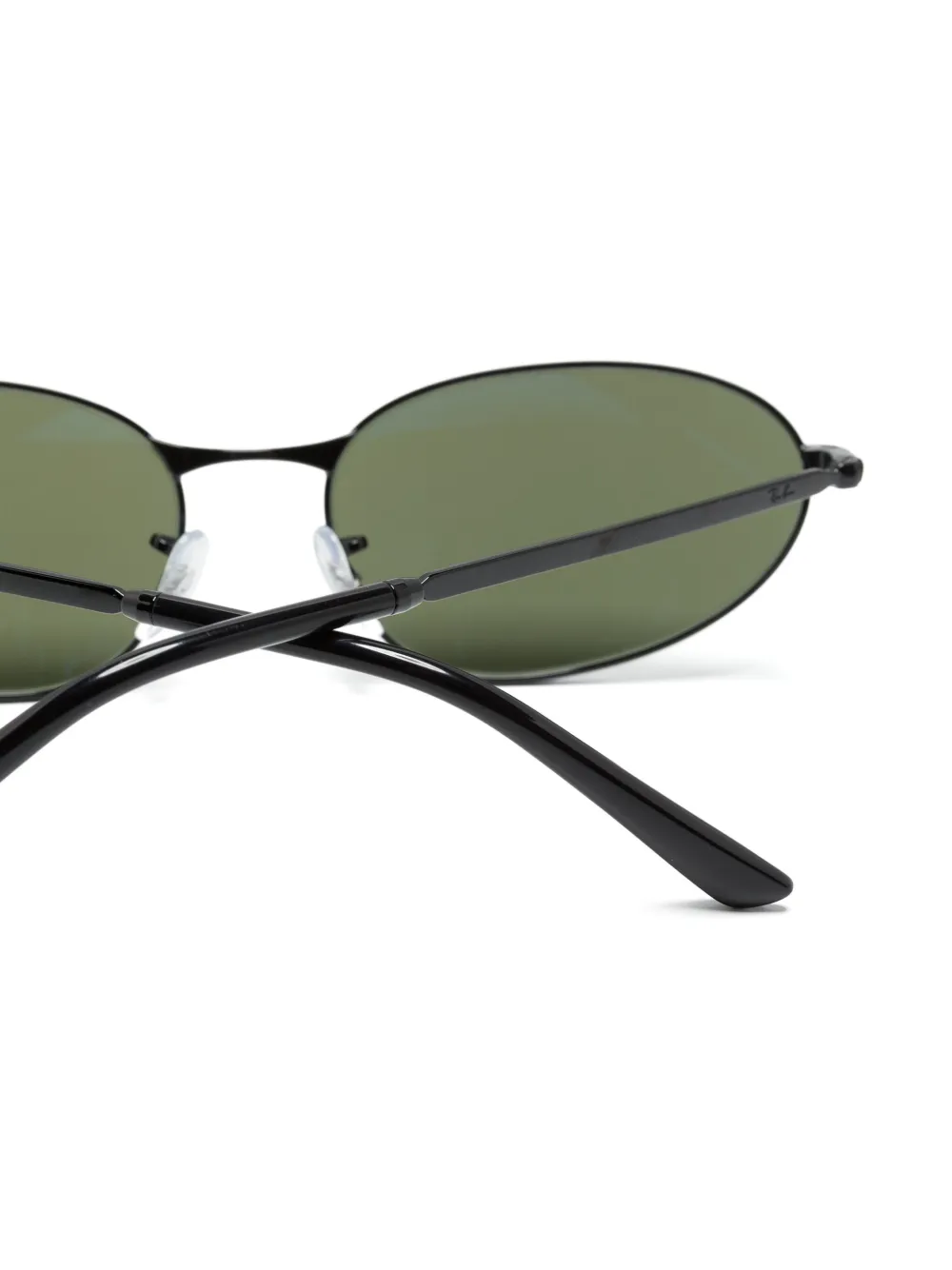 Ray-Ban RB3734 zonnebril met ovaal montuur Zwart