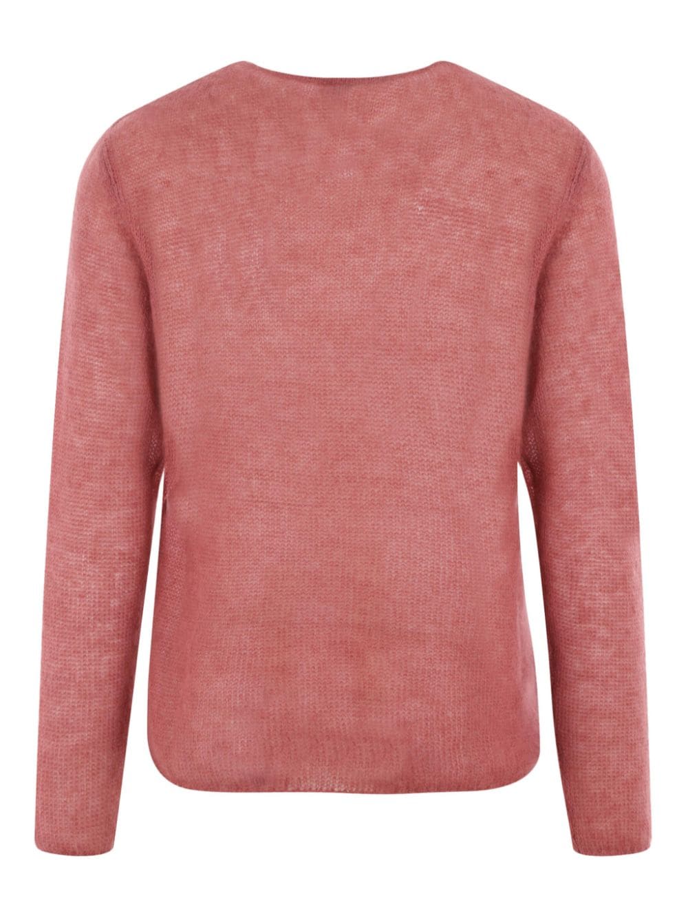 Gucci crew-neck open-knit jumper - Roze