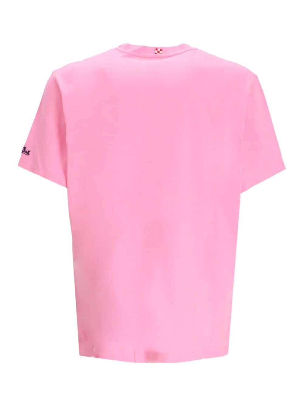 MC2 Saint Barth T-shirt met grafische print Roze
