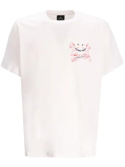 PS Paul Smith cartoon graphic-print cotton T-shirt