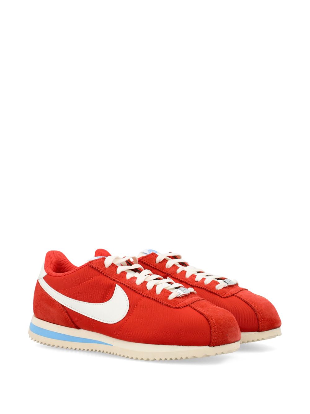 Shop Nike Cortez Low-top Sneakers In Red