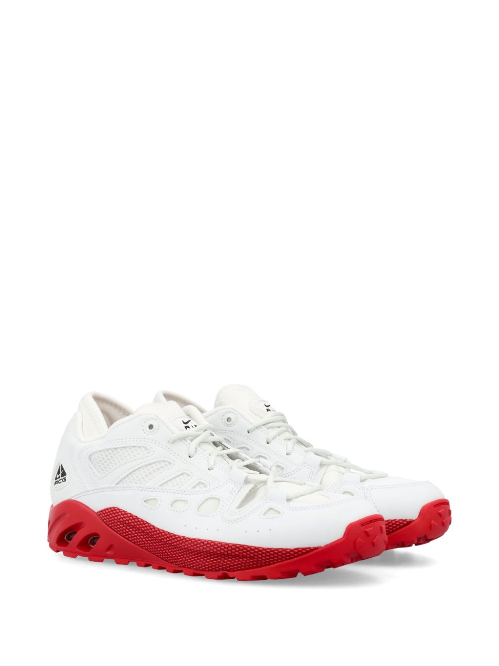 Shop Nike Acg Air Exploraid Panelled Sneakers In White