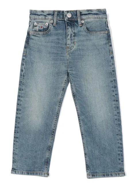 Tommy Hilfiger Junior Calça jeans com patch de logo