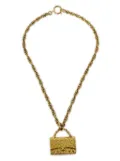 CHANEL Pre-Owned 1995 Classic Flap pendant necklace - Gold