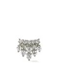 Lark & Berry 14kt white gold Royal Crown diamond stud earring