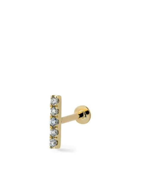 Lark & Berry 14kt yellow gold Modernist diamond single earring