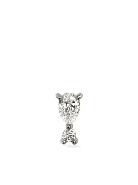 Lark & Berry 14kt white gold Noble diamond stud earring