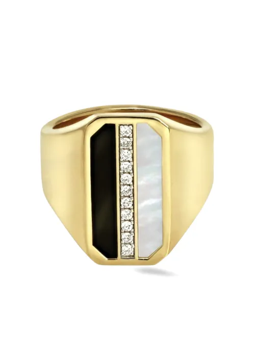 Bague Eclipsis en 18ct pavée de diamants - Lark & Berry - Modalova