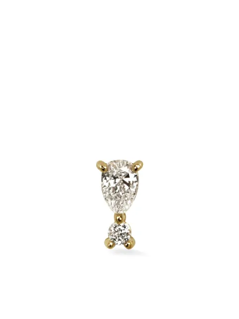 Lark & Berry 14kt yellow gold Noble diamond stud earring