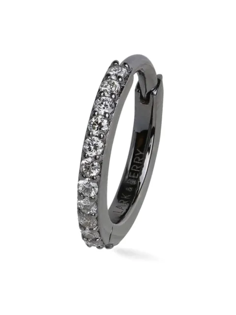 Lark & Berry large Modernist diamond hoop earring