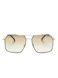Carrera polished pilot-frame sunglasses - Black