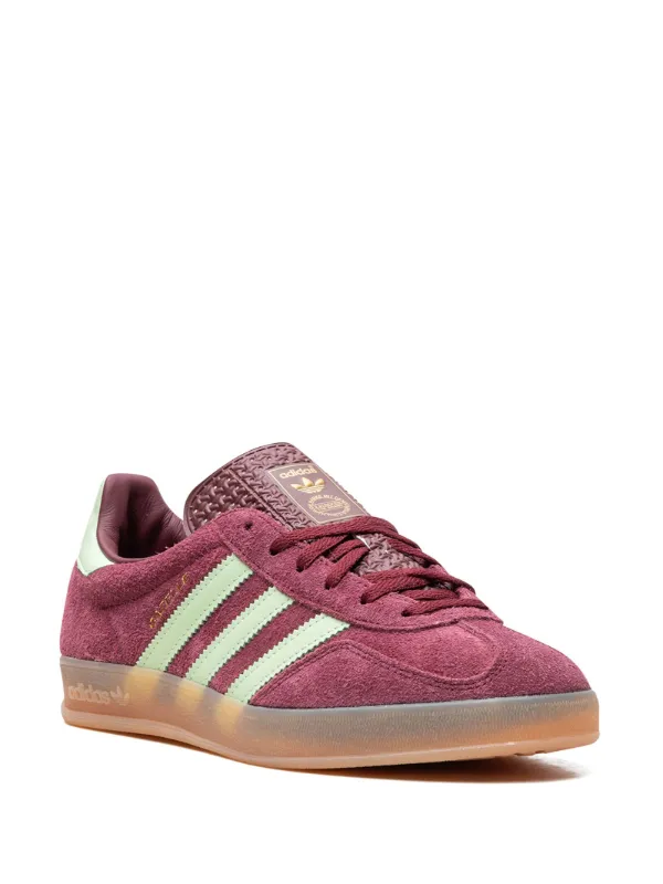 ★【Adidas 】 Gazelle Indoor Shadow Burgundy★ adidas Originals Gazelle Indoor in Shadow Red, Shadow Green