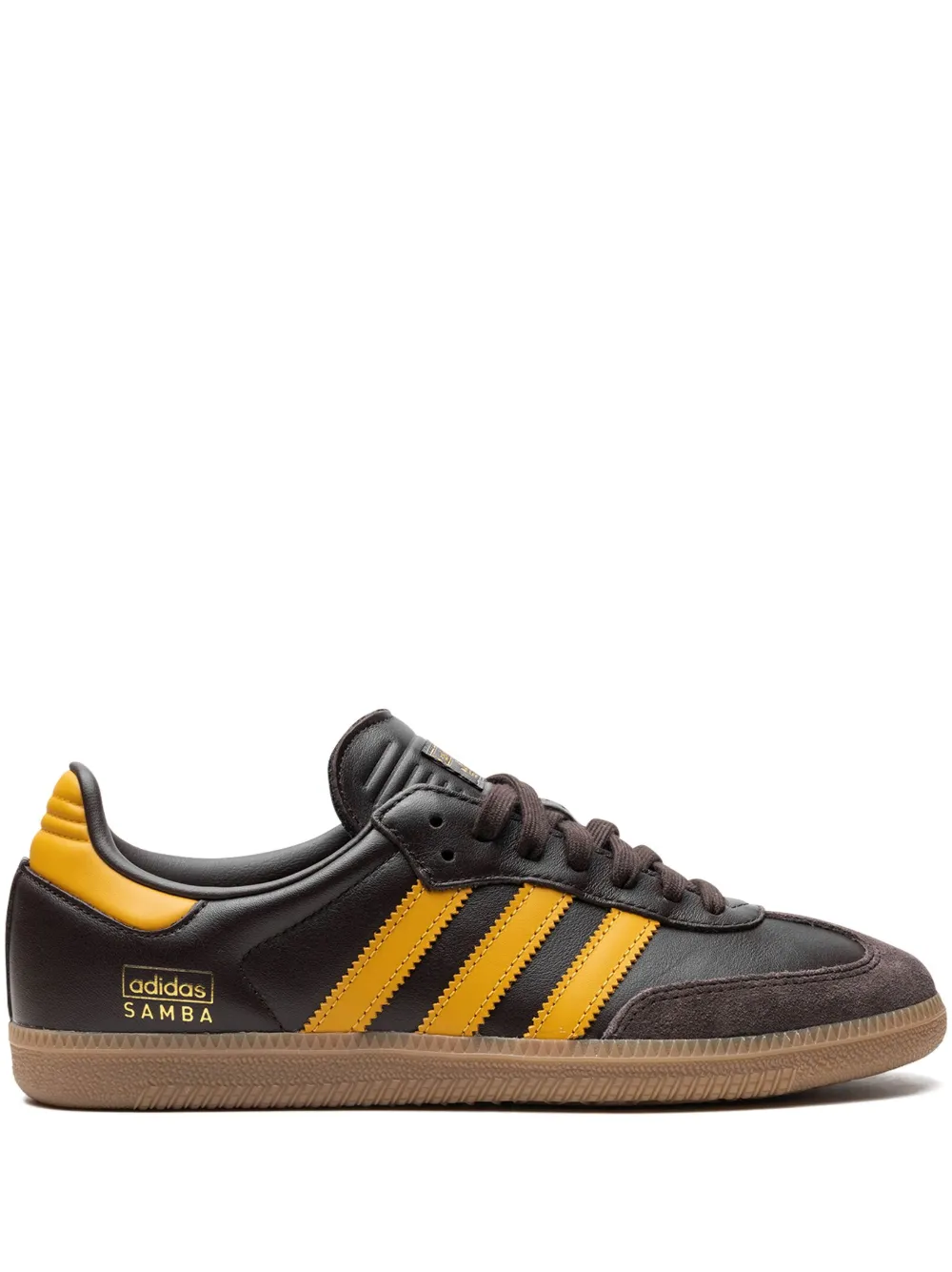 Adidas Originals Samba Leather Sneakers In Brown ModeSens