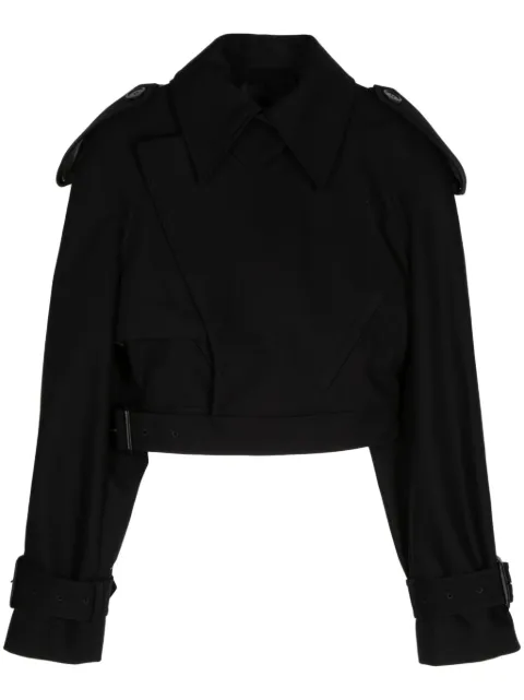 WARDROBE.NYC Perfecto cropped trench jacket