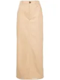WARDROBE.NYC Drill Column maxi skirt - Brown