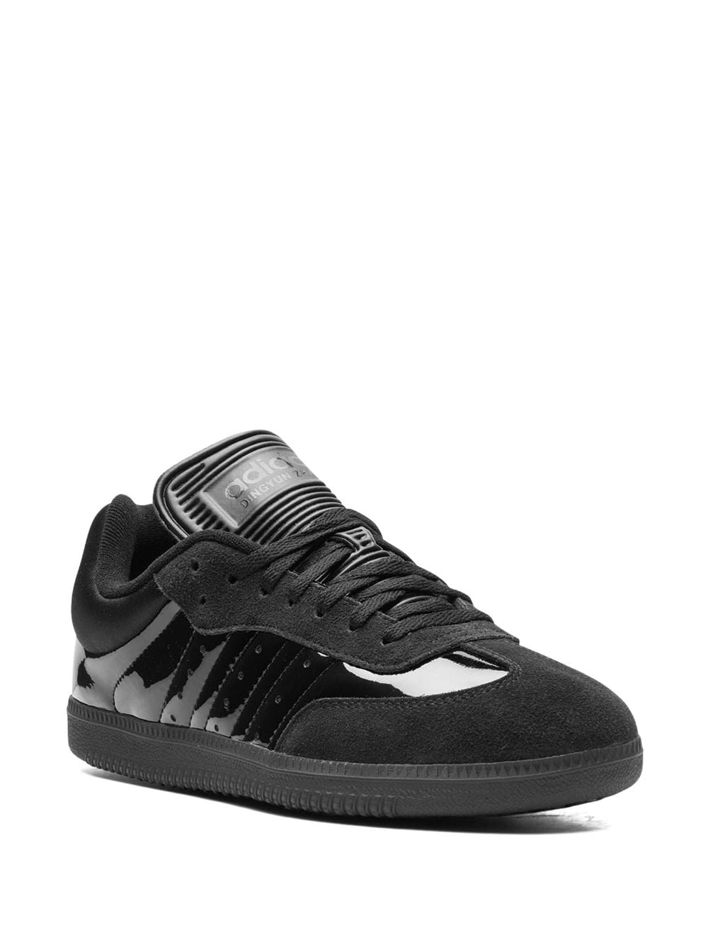 Shop Adidas Originals X Dingyun Zhang Samba Leather Sneakers In Black