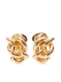 Christian Dior Pre-Owned chain-link gold-plated earrings