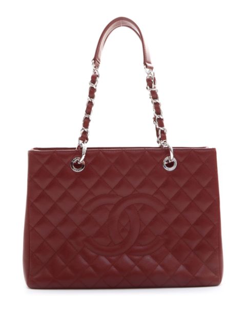 CHANEL 2013-2014 CC quilted tote bag Women