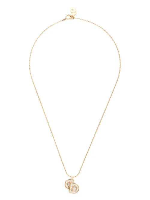 Collier à pendentif logo - Christian Dior Pre-Owned - Modalova