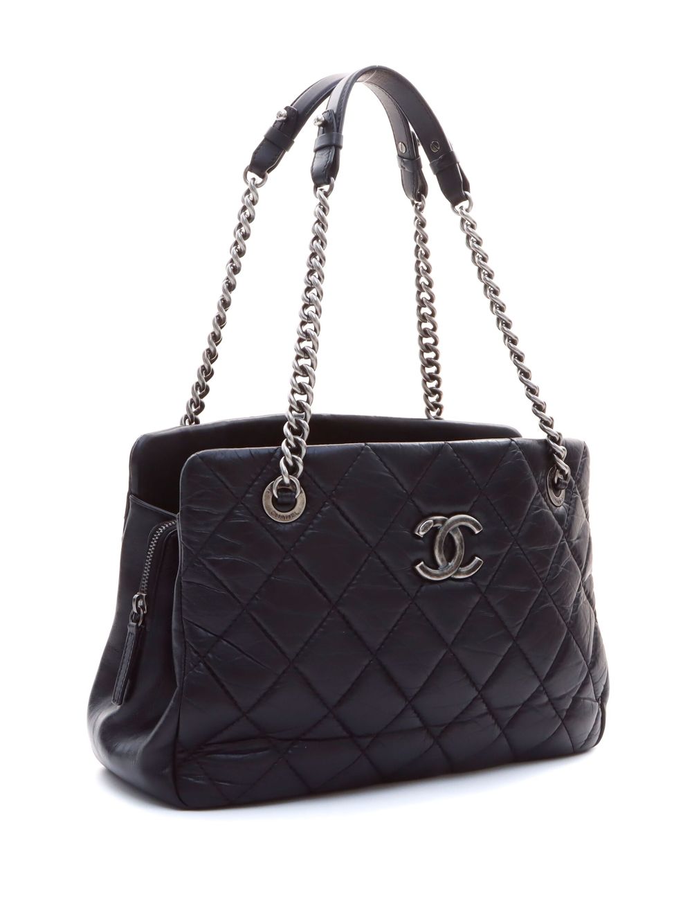 CHANEL 2013 CC diamond-quilted shoulder bag Women