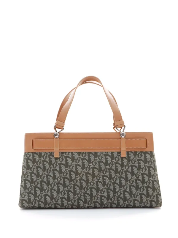 Christian Dior Pre-Owned Trotter Canvas Handbag | Green