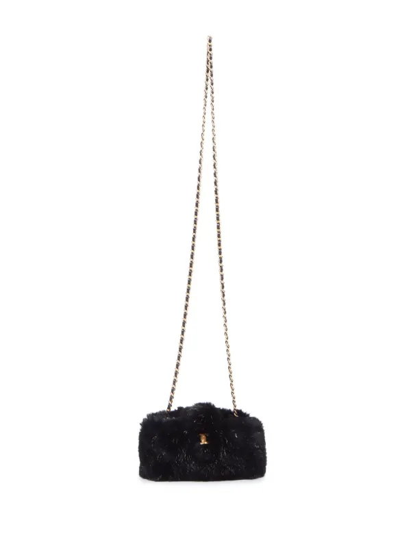 Chanel fur side bag sale