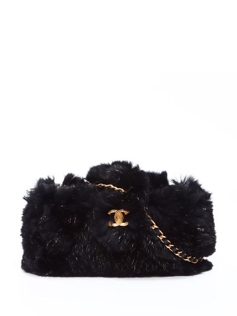 CHANEL 2016-2017 CC faux-fur shoulder bag Women