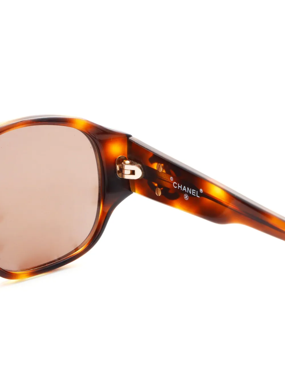 Cheap HOT SALE CHANEL 2000s square-eye sunglasses Women