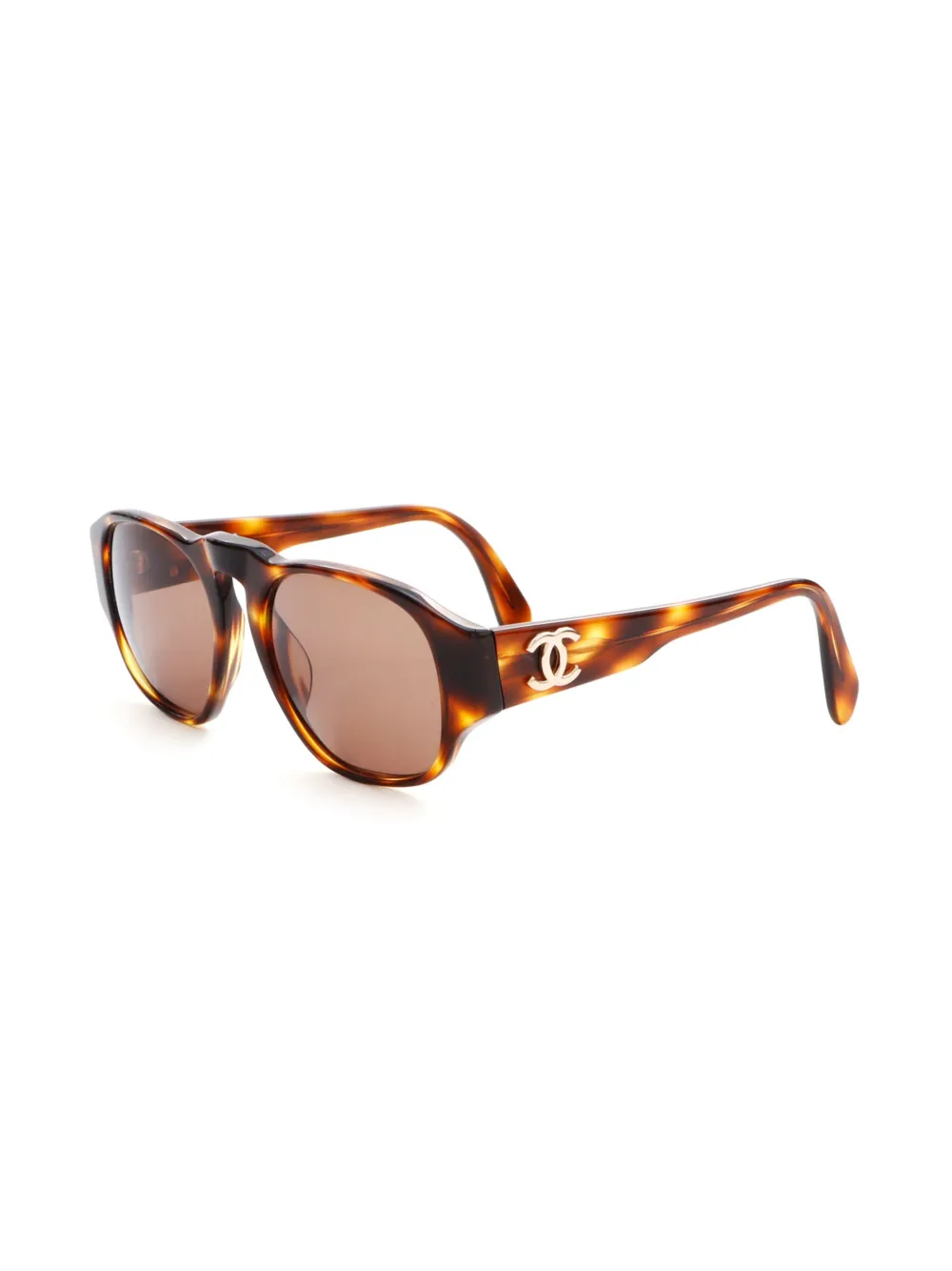 Cheap HOT SALE CHANEL 2000s square-eye sunglasses Women