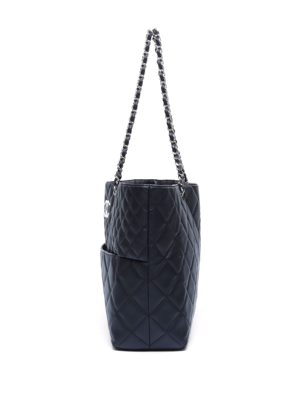 CHANEL 2011 CC diamond-quilted tote bag Women