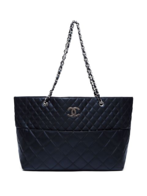 CHANEL 2011 CC diamond-quilted tote bag Women