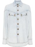 ZIMMERMANN drop-shoulder denim shirt - Blue