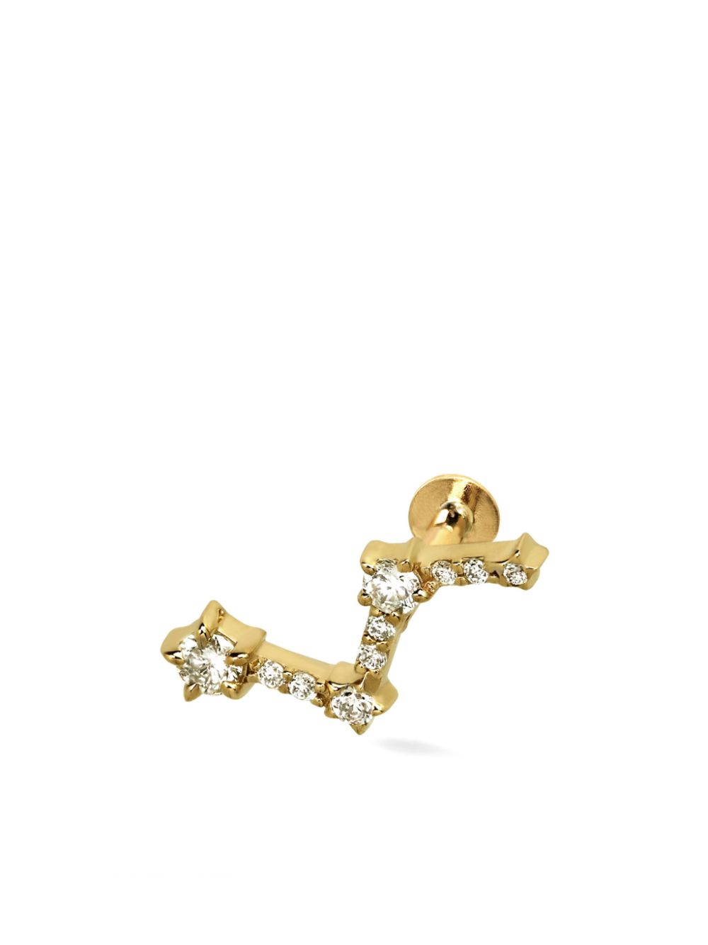 Lark & Berry 14kt yellow gold Constellation diamond stud earring