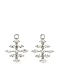 Lark & Berry 14kt white gold detachable diamond earrings - Silver