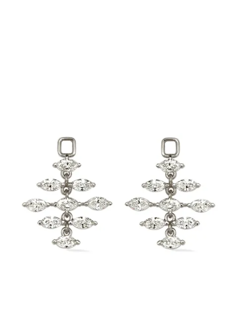 Lark & Berry 14kt white gold detachable diamond earrings