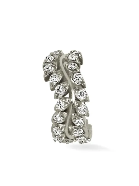 Lark & Berry arracada Whispering Vine en oro amarillo 14kt con diamante