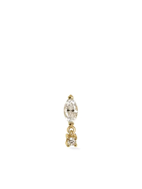 Lark & Berry 14kt yellow gold Quiet Luxury diamond drop earring