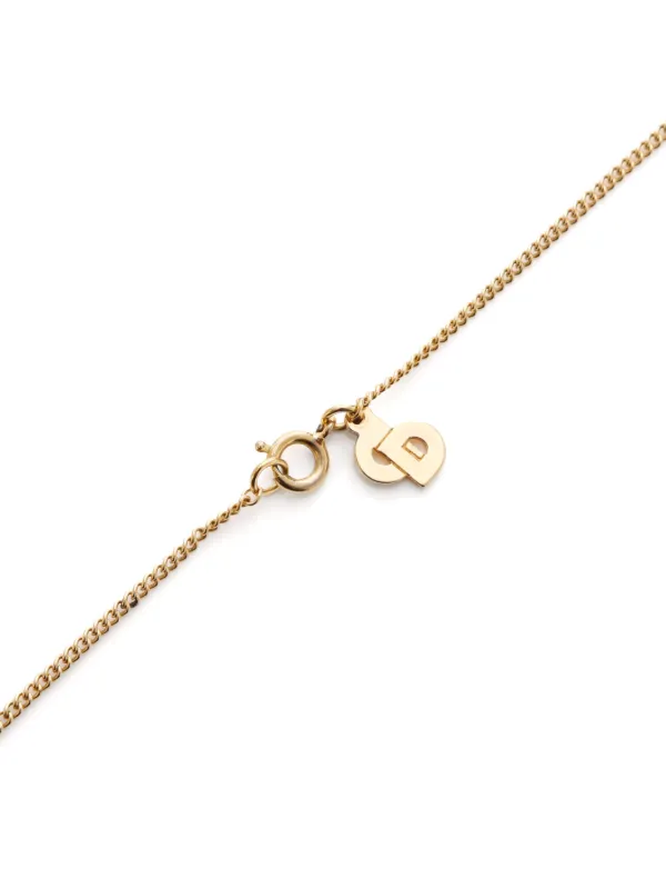 Dior ゴールドトーン ネックレス ハートチャーム