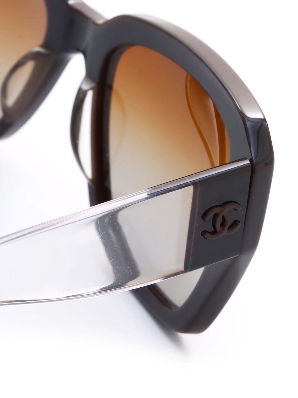 CHANEL 2000s oversized-frame sunglasses Women