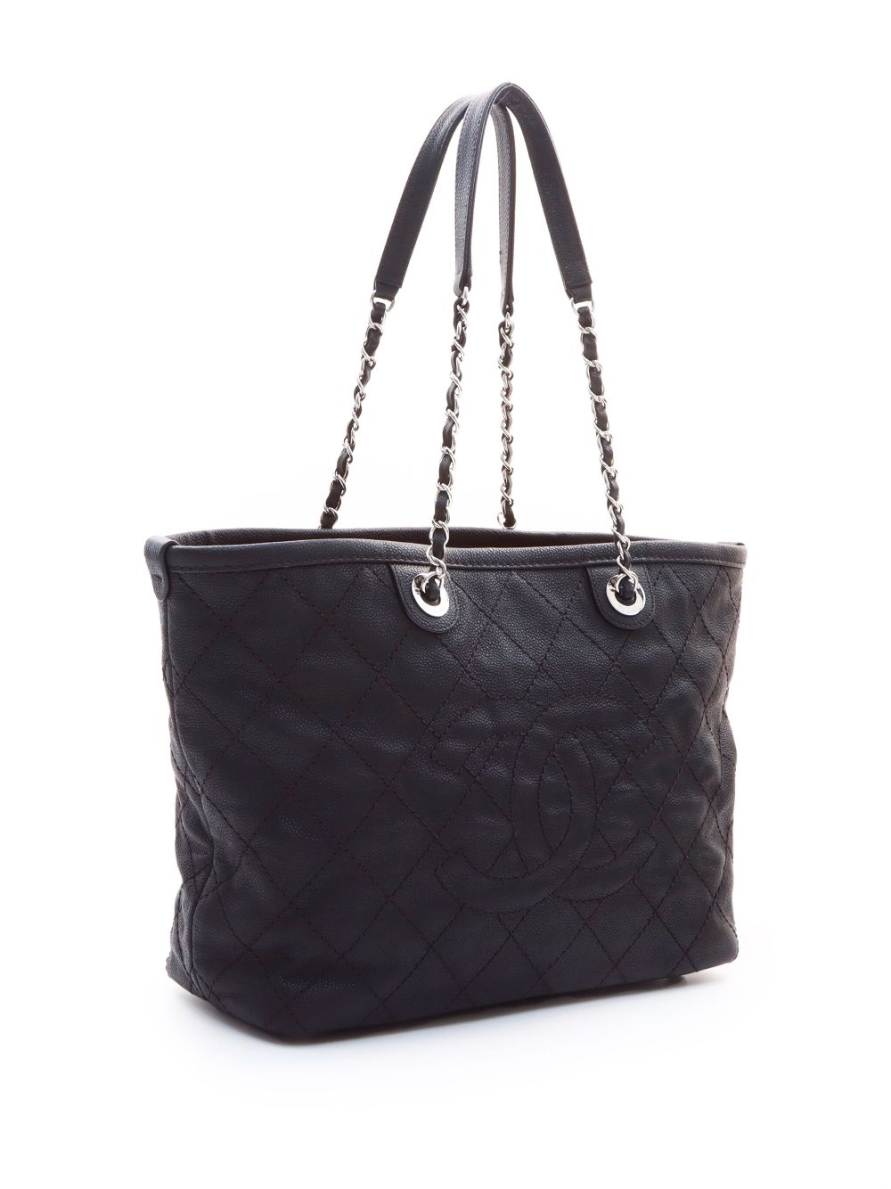 CHANEL 2014 CC quilted tote bag Women