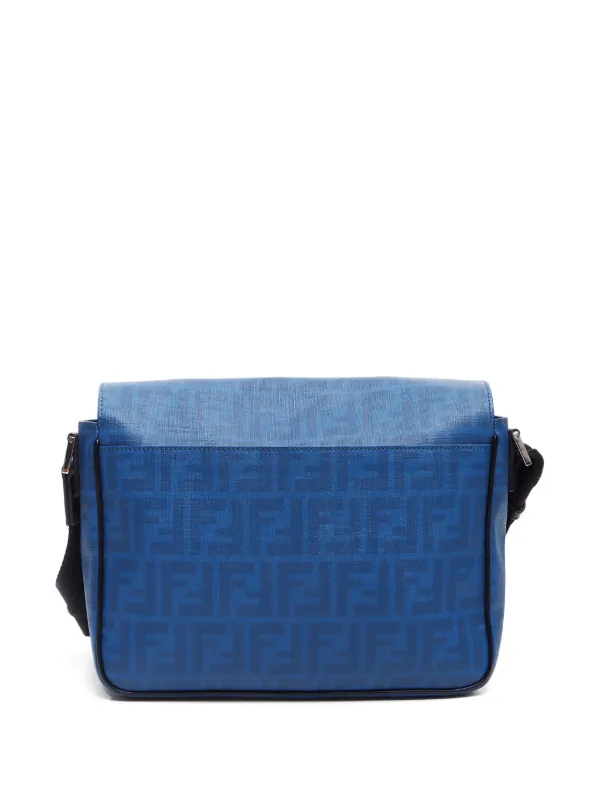 Fendi Pre Owned Zucca print Shoulder Bag Farfetch