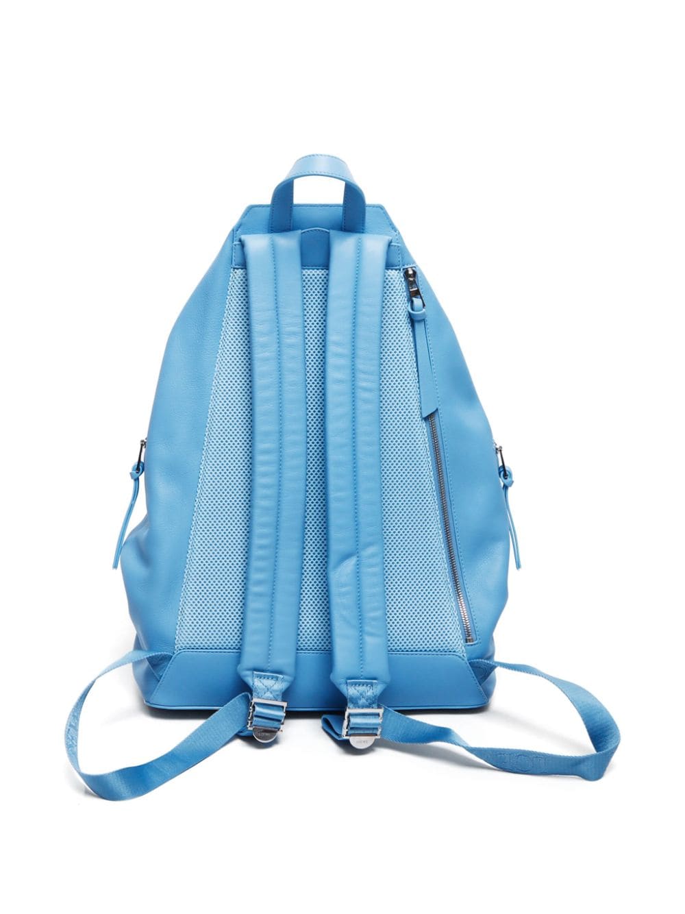 Loewe Pre-Owned logo-debossed leather backpack - Blauw