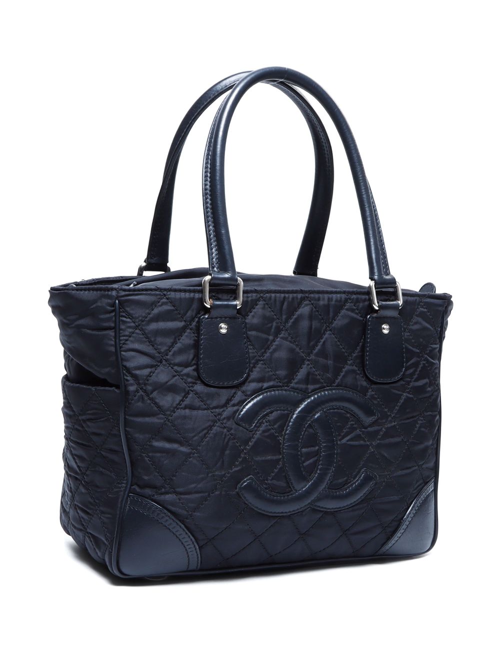 CHANEL 2006-2008 CC diamond-quilted tote bag Women